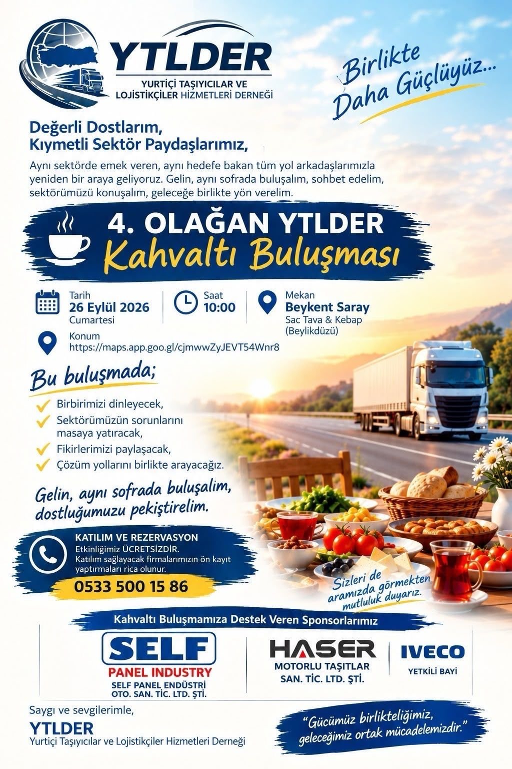 100 FİRMA • 130 KATILIMCI • TEK YÜREK